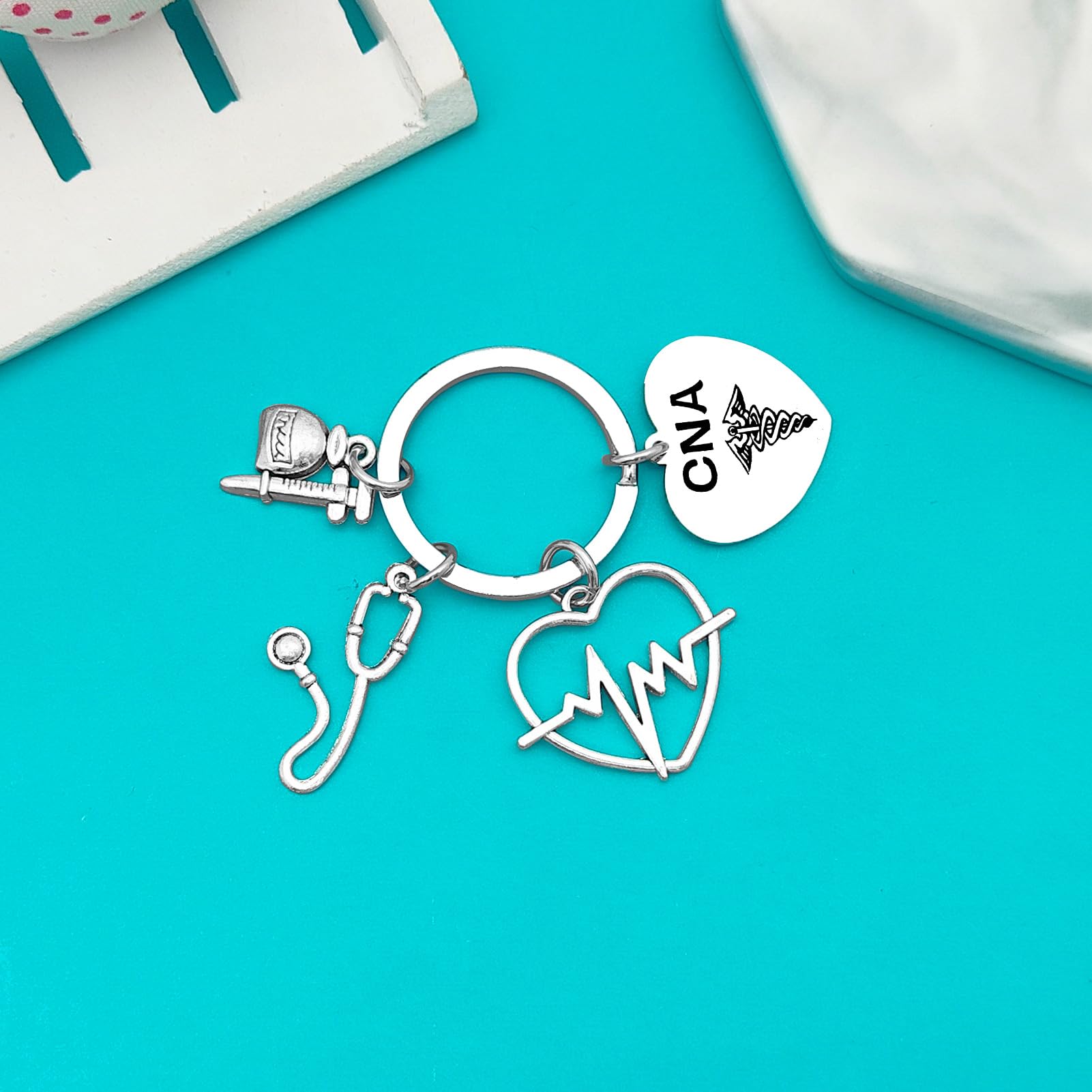 Xiahuyu 12 Pcs CNA Gifts Certified Nursing Assistant Keychain CNA Student Gift CNA Graduation Gift CNA Appreciation Gifts CNA Week Retirement Christmas Thanksgiving Birthday Present