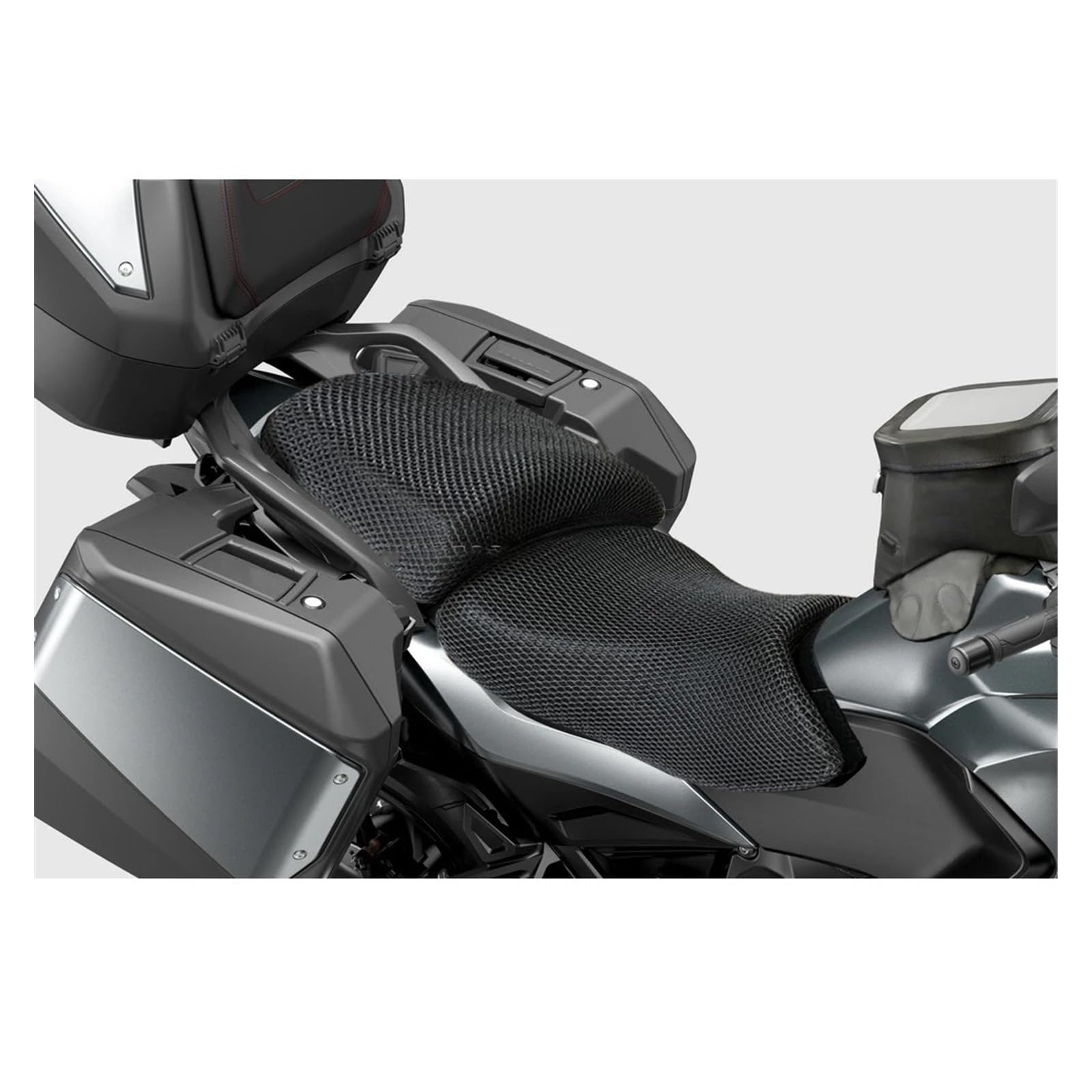 Funda De Asiento Para Moto Honda NT1100 - Tamaño Grande (77x58 Cm), Malla Transpirable, Resistente Al Calor