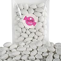 Vista 2 de Smarty Stop Jordan Almonds Candy - Almendras recubiertas de caramelo pastel, aperitivo comestible de confitería