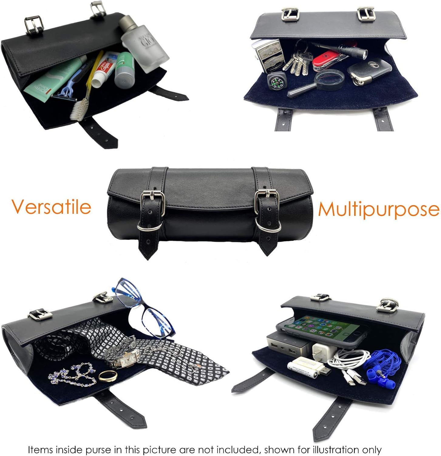 Tralight Men’s 16 Pcs Premium Travel Kit - PU Leather Travel Toiletry Bag -Manicure Grooming Set - Mouth Cover Mask - Travel Bottle Set - Travel Essentials for Gym, Camping, Sports, Traveling : Beauty & Personal Care