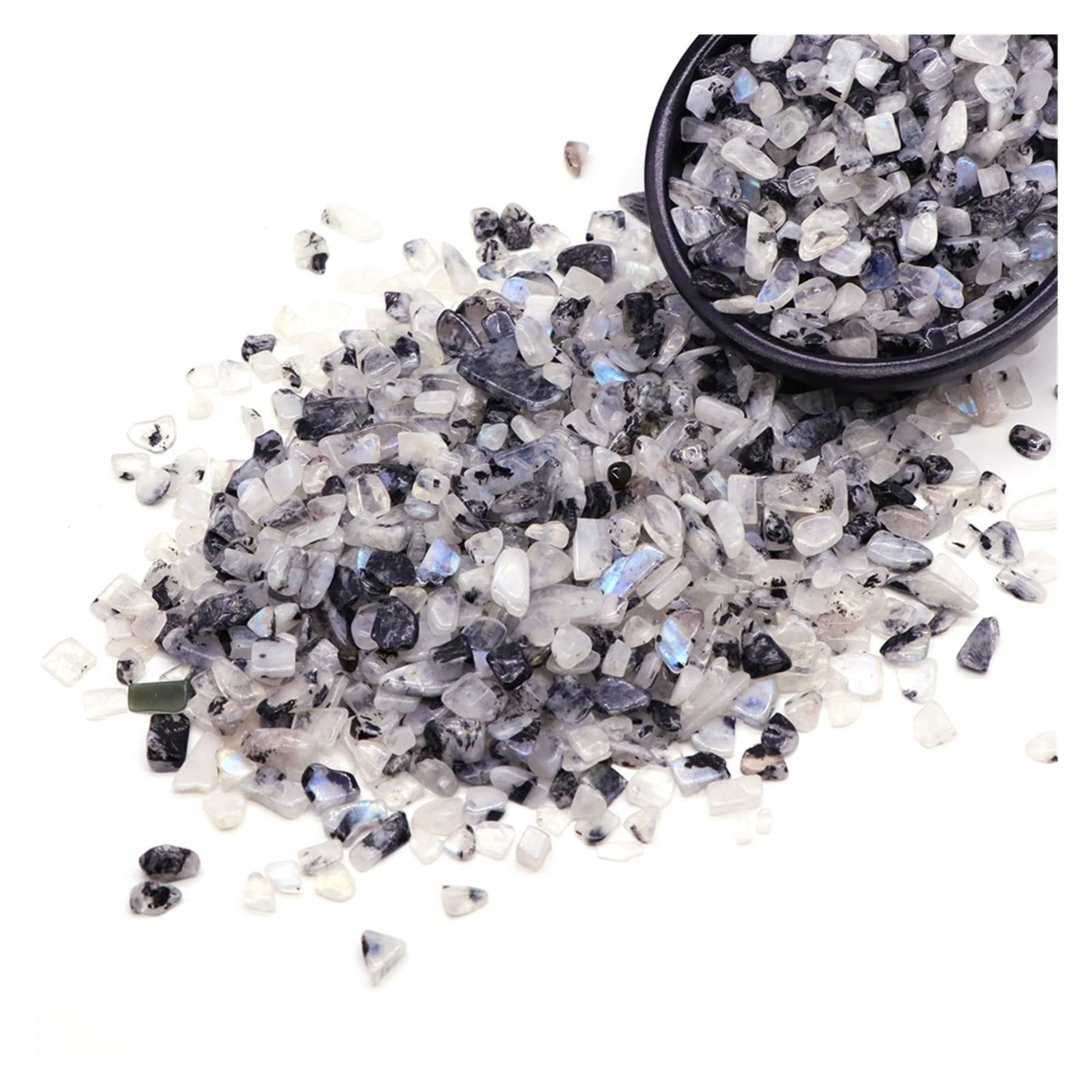 Grava para acuarios, Cristales de Grava for Acuario, Piedras de Cuarzo, Multicolor, 1-10mm, 20g, 50g, 100g(Color 10,100g)