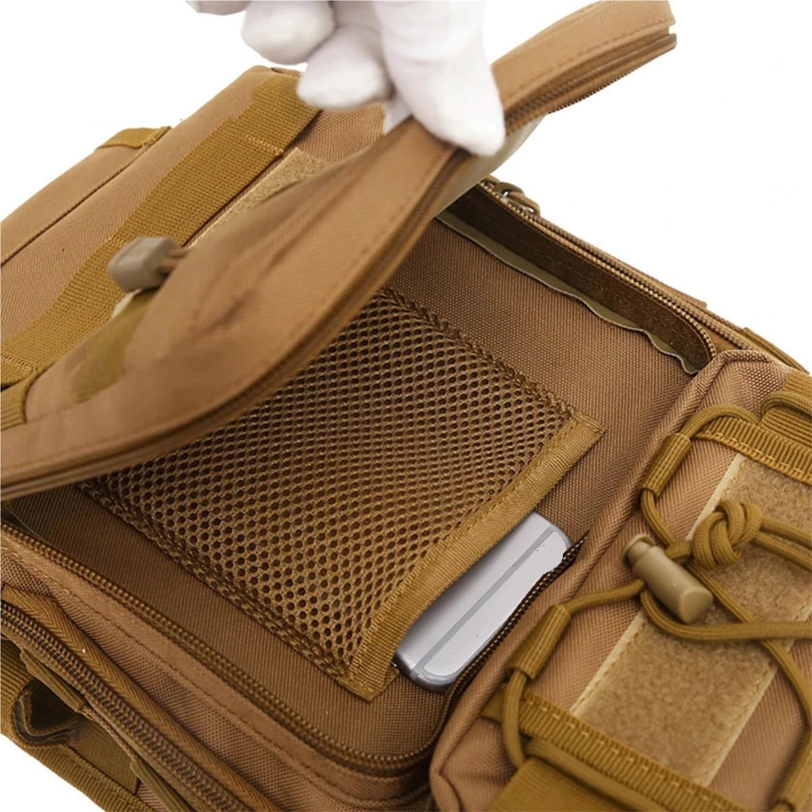 Torba wędkarska, pudełka na przybory wędkarskie, Męska torba wędkarska na ramię, wielokolorowa(Khaki)