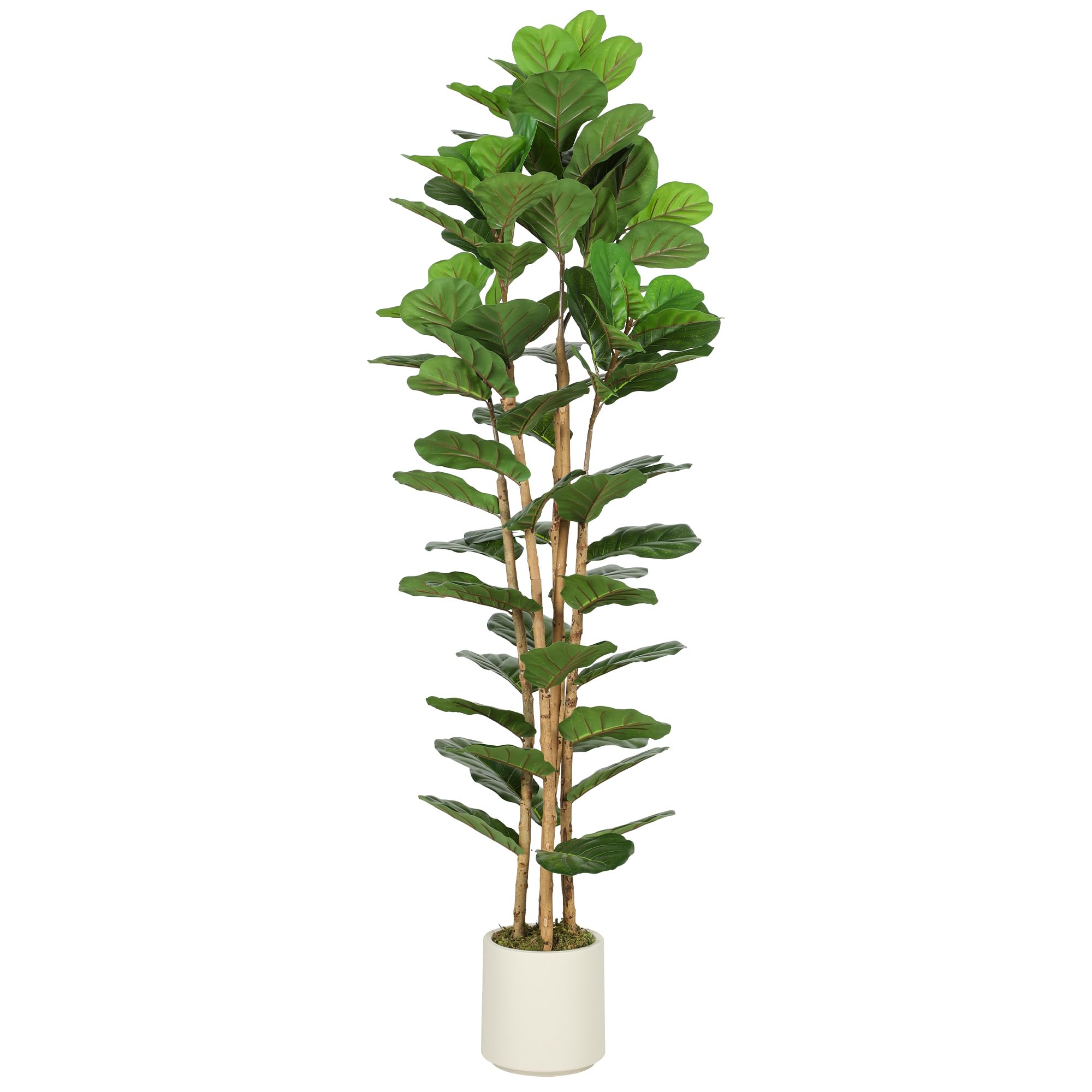 HOMCOM Artificial Fiddle Leaf Fig Tree - 180cm - Green