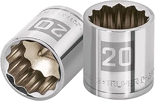 Truper 13640 / D-5220-M - 20 mm 12-Point Socket, 3/8