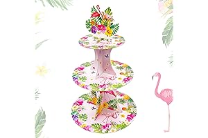 3 Tier Flamingo Cupcake Stand: The Epitome of Tropical Elegance