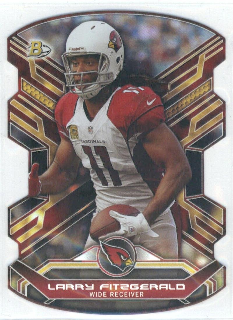 2014 Bowman Die Cut #BCDC-LF Larry Fitzgerald Cardinals