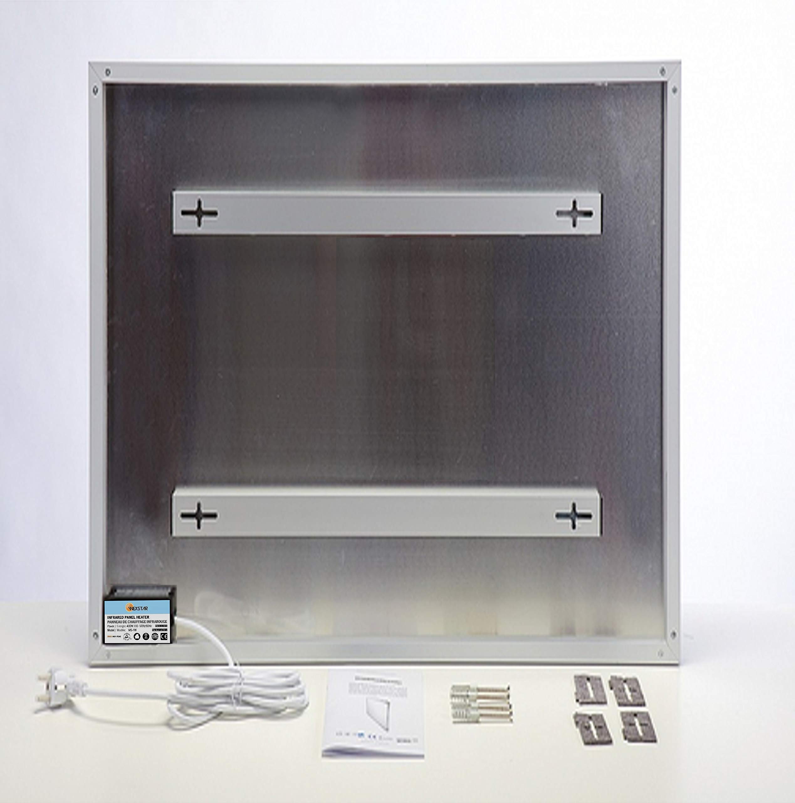 Wexstar WS-4W Infrared Panel Heater 400W, White : Amazon.ca: Tools u0026 Home  Improvement