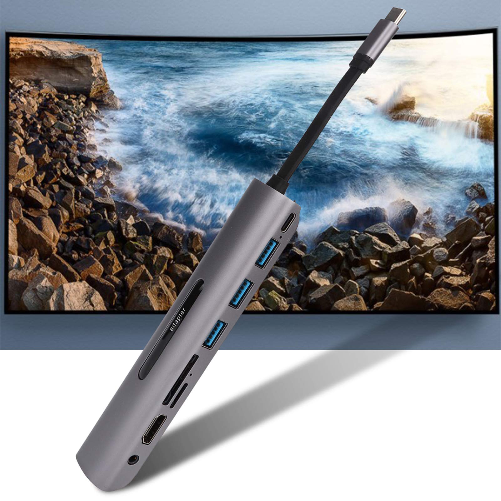 Cocoarm Stacja Dokująca Type-C, Hub USB VGA dla MacBook (THV901)