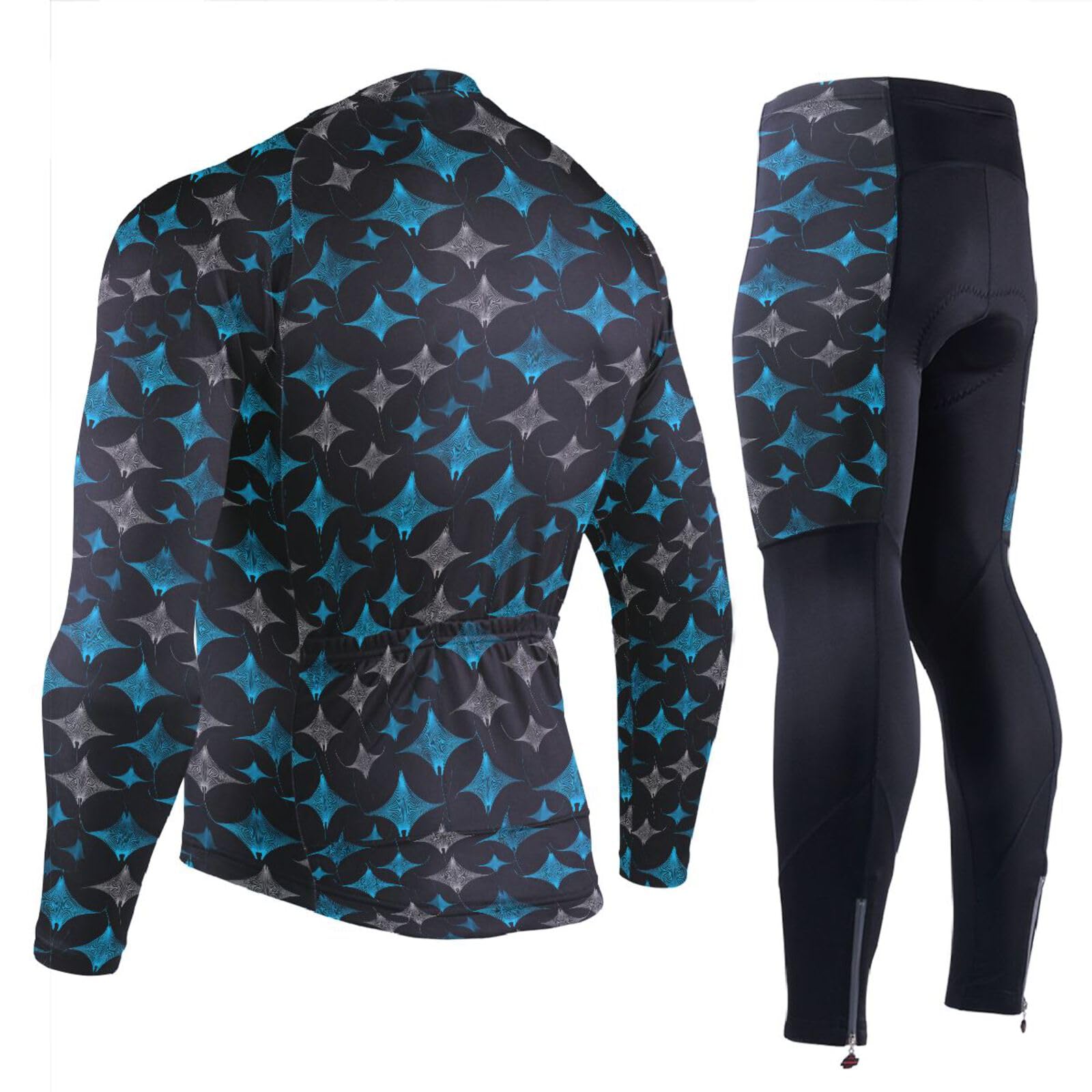 koszule rowerowe garnitur dla mężczyzn z kieszeniami wiatroszczelne koszulki rowerowe zestaw dla mężczyzn wyściełane 3D