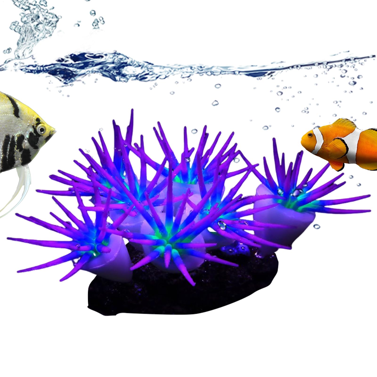 Accessoire pour aménagement paysager d'aquarium et corail ventouse