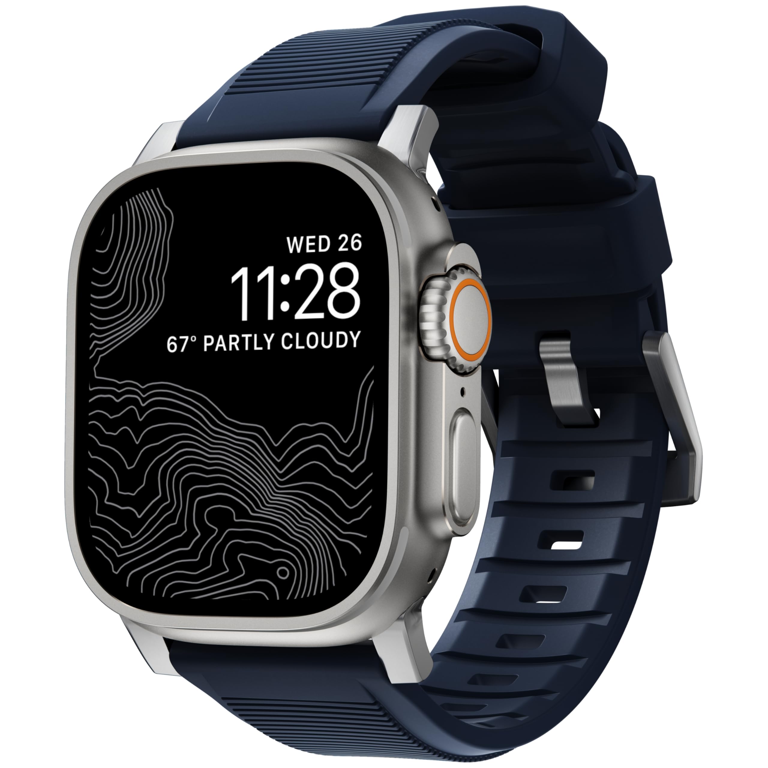 Rugged Strap Black Connectoor Black 42/44/45/49mm