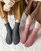 YWeiLiangSan Ultra-Soft Velvet Slim Thermal Socks, Winter Warm Snow Socks， Winter Soft Stockings for Women (6 Pairs E,One Size)