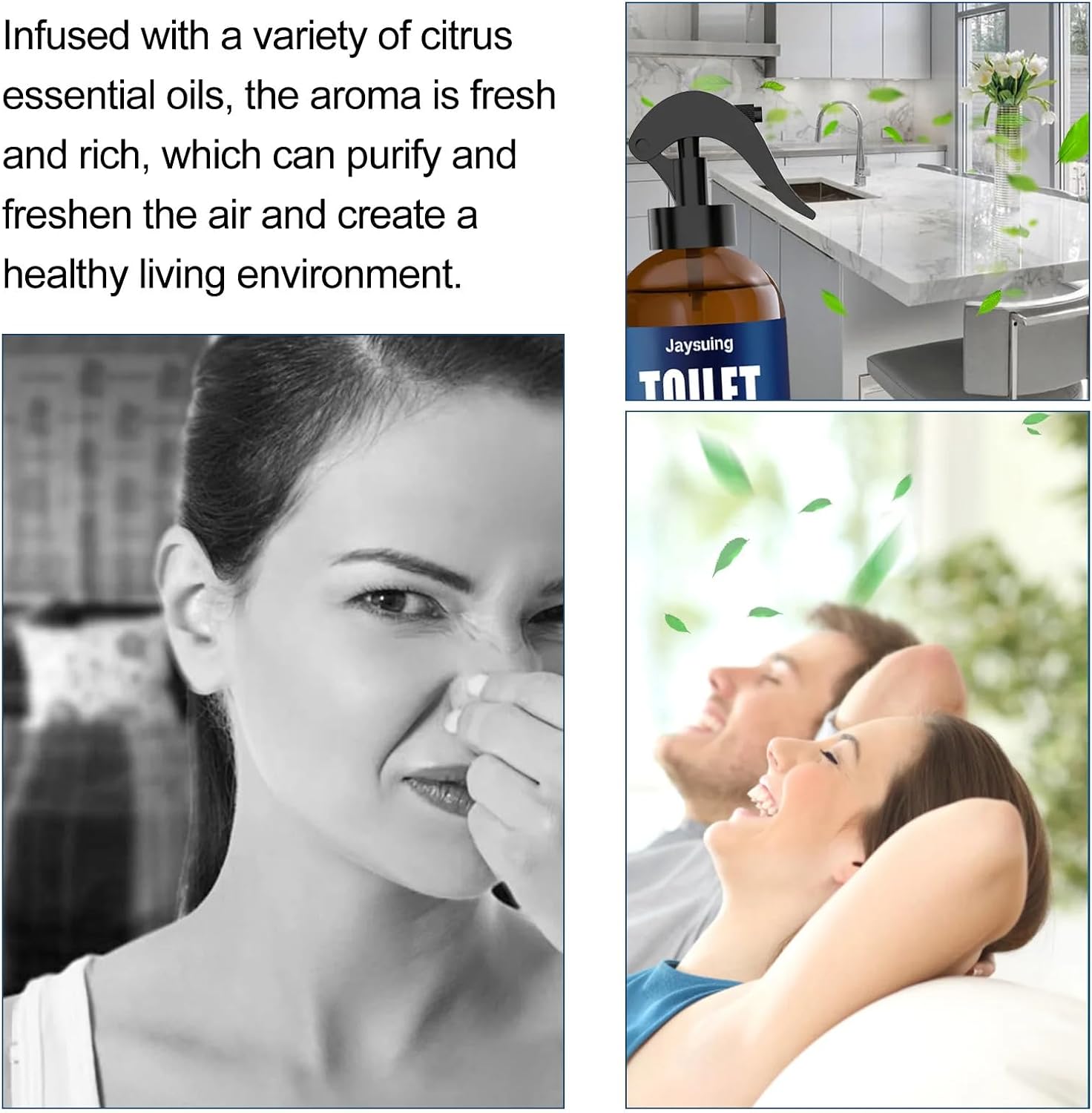 You Stink and You Know it, Don't Let Others Know. Ultimate Citrus Pre-Poop Toilet Spray Traps & Obliterates Embarrassing Odors 4.2 oz Portable Powerhouse with Natural Essential Oils image 4