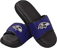 Vista 23 de FOCO mens NFL Team Logo Sport Shower Foam Slide Flip Flop Sandals