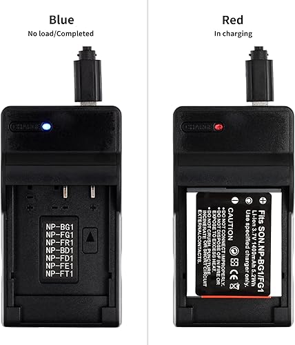 Miniatura 4 de Cargador NP-BG1 para Sony Cyber-Shot DSC-H50 DSC-H55 DSC-H70 DSC-H90 DSC-HX30V DSC-HX5V DSC-HX7V DSC-HX9V DSC-W150 DSC-W290 DSC-W230 DSC-W220