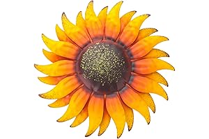 EASICUTI Sunflower Metal Wall Decor for Bathroom