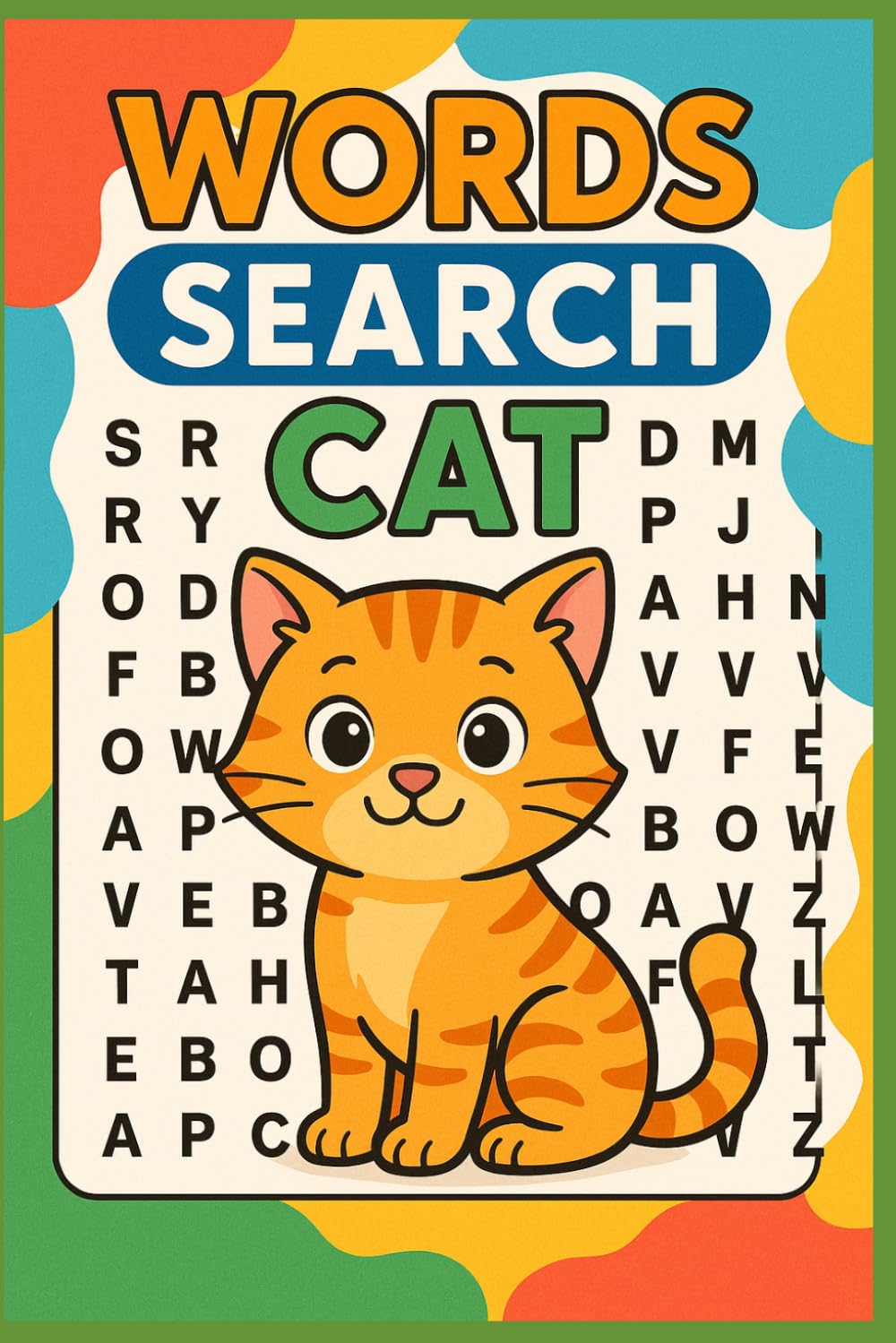 Words search cat: Cat Word Search for Adults, Relax, focus, Gift for birthdays, holidays