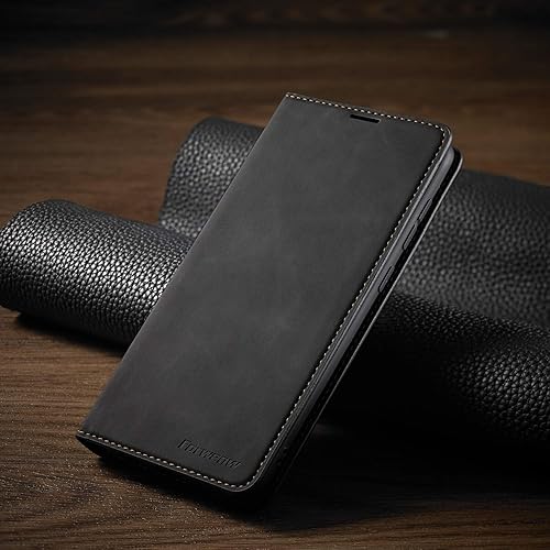 Miniatura 5 de EYZUTAK Premium PU Cuero Flip Folio Caso Para Samsung Galaxy A21S, Funda Protectora Con Ranura Para Tarjeta Kickstand Cierre Magnético A Prueba De