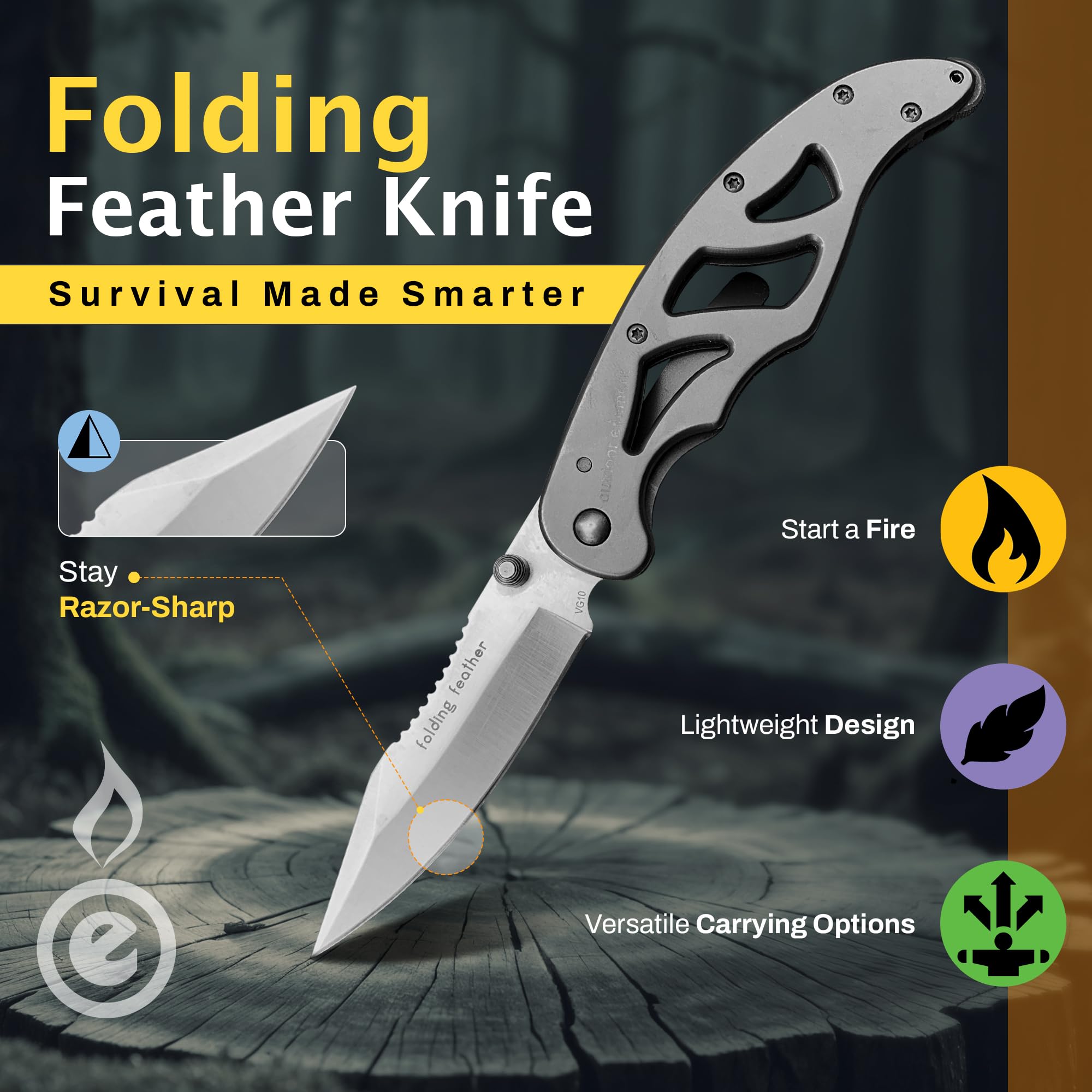 Amazon | アウトドアエレメント(Outdoor Element) アウトドア 折込