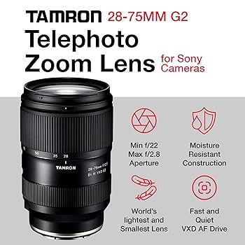 28-75mm F/2.8 Di III VXD G2　sony Tamron 28-75mm F2.8 DI III VXD G2 for Sony Full-Frame