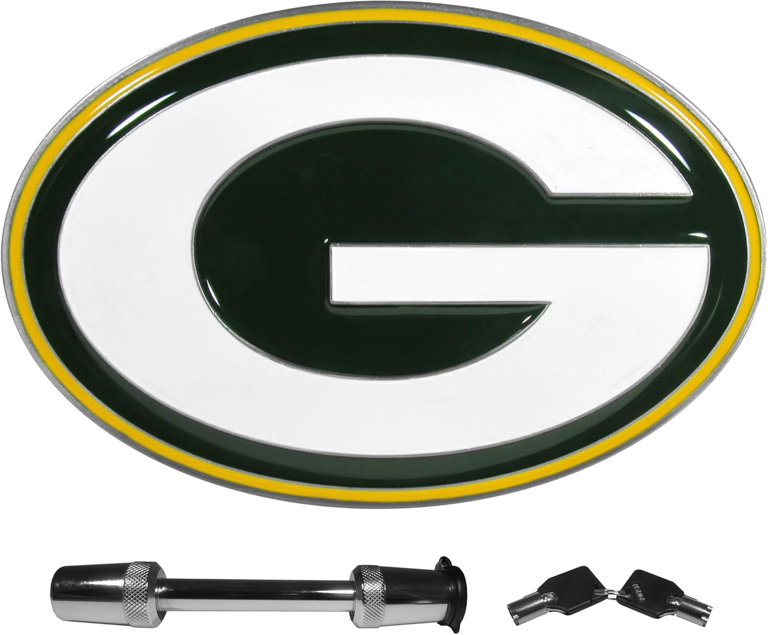 Siskiyou NFL Green Bay Packers Trailer Hitch with Hitch Lock Class II, Team Colors