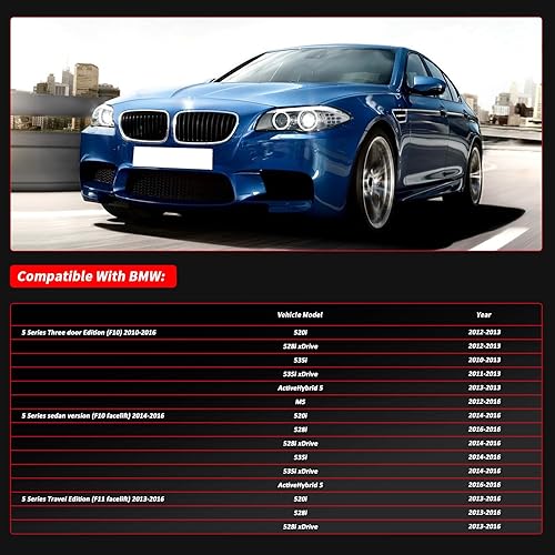 Miniatura 4 de Para BMW Serie 5 F10 F11 F18 LED Ángel Ojo Módulo Luz Diodo Bombilla Lámpara 63117343876 (1 PCS)