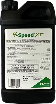 Nufarm 4-Speed XT Herbicide, Superior Broadleaf Weed Control, 32 oz