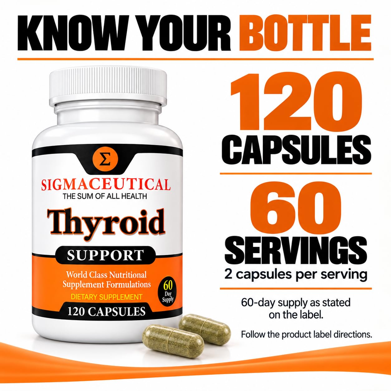 Thyroid Wellness Blend | Zinc, Selenium & Iodine Complex | Ashwagandha & Kelp Herbal Support | 120 Vegetarian Capsules | Natural Energy & Metabolism Formula — Amazon image 8