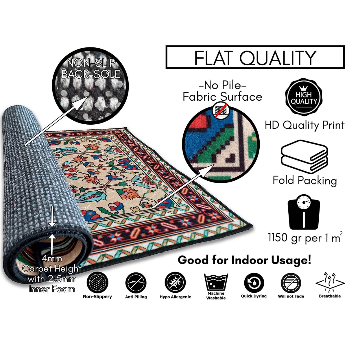 Alfombra redonda antideslizante lavable con diseño de kiwi de frutas verdes, para cuarto de bebé, cocina, habitación de los niños, bonita decoración para recién nacidos (superficie plana