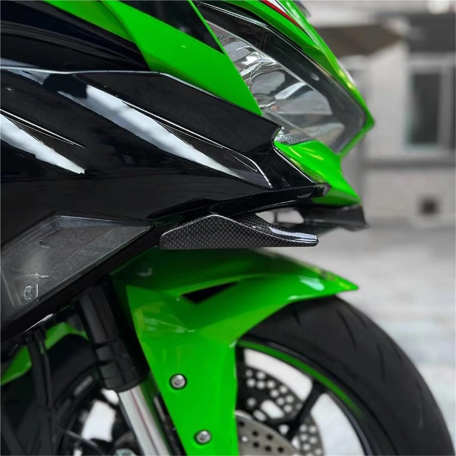 Do ZX4RR ZX-4R 2023+ Przednie Aerodynamiczne Skrzydełka Fairing Tail Cover(B)
