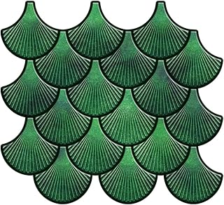Mosaicowall Peel and Stick Backsplash self Adhesive Tile,3D Wall PU Gel Vinyl Tiles for Home Decor, Stick on Kitchen Bathroom Backsplash (Set of 10 Tiles)