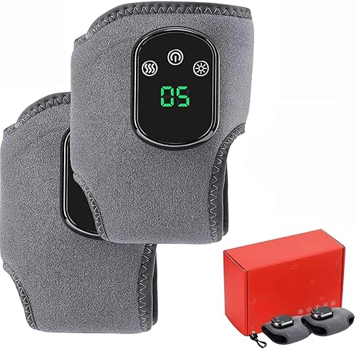 Masajeador de pies de neuropatía  Terapia de calor, vibración, compresión de aire, 5 niveles de calefacción, 3 modos, adecuado para talón, arco y