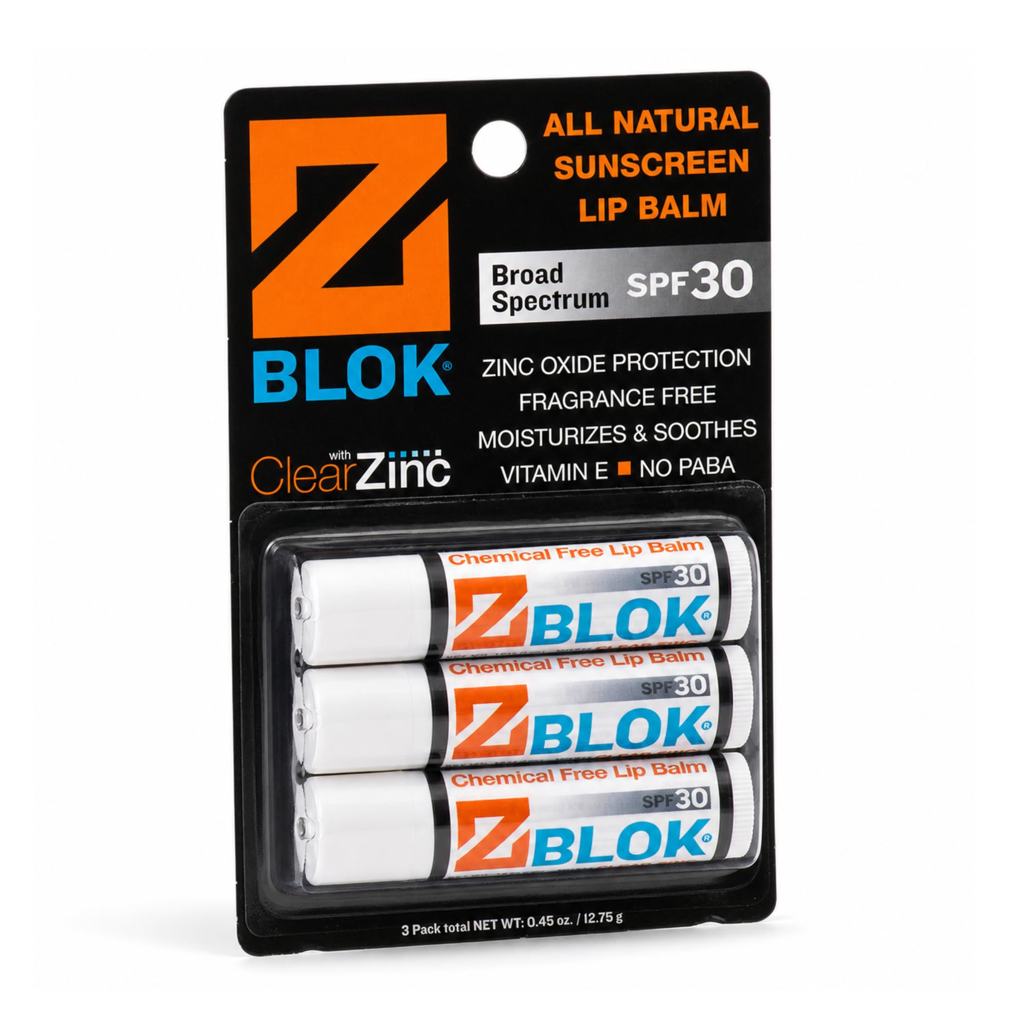 Z Blok Lip Balm & SPF 30 Sunscreen