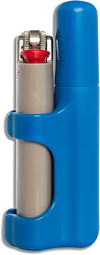 Miniatura 1 de The Clinger - A prueba de olores, a prueba de aplastamiento, tubo de cigarrillo, portátil, estuche más ligero que se fija a tu encendedor Bic o