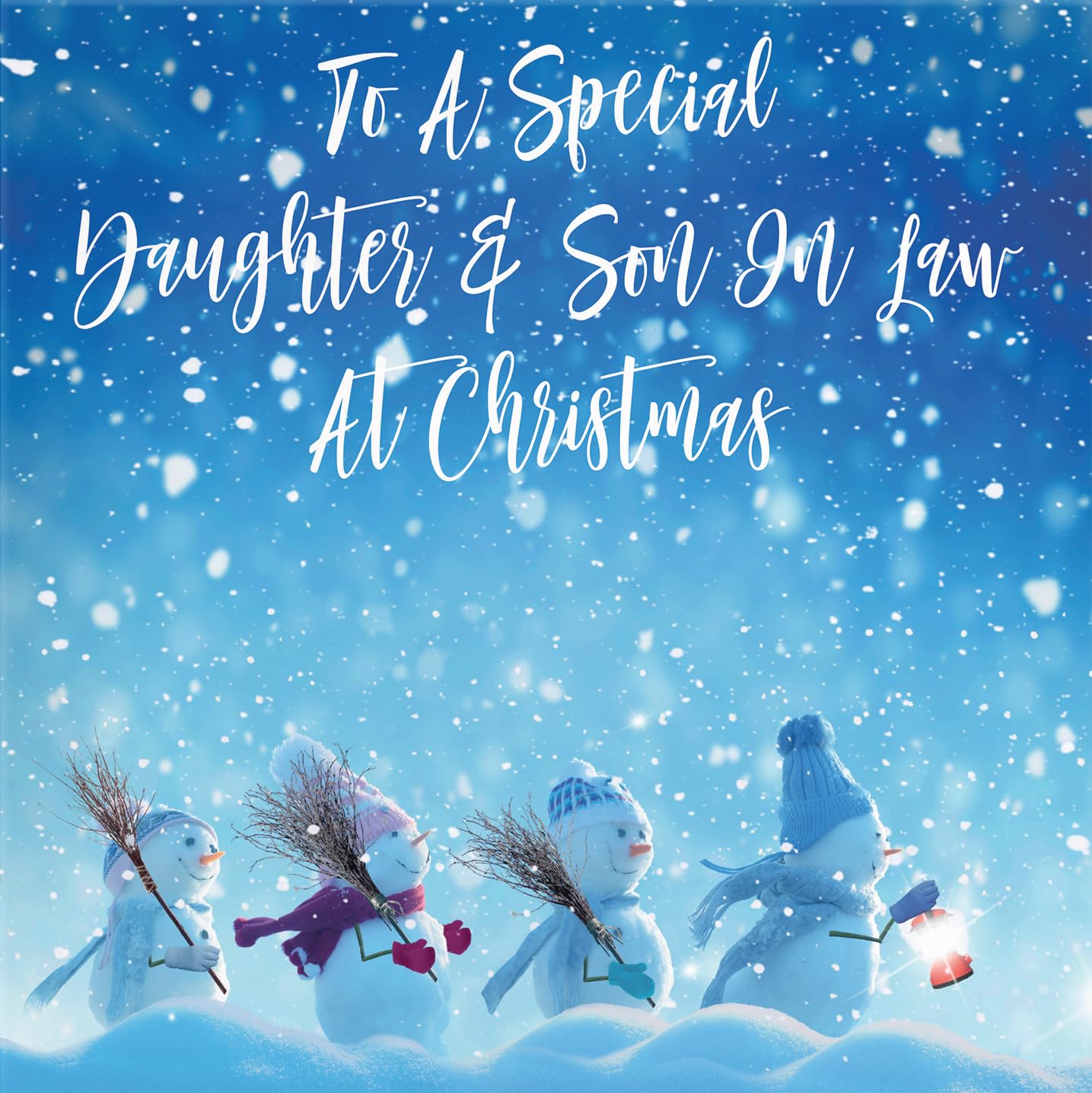 Hunts England, Daughter And Son In Law Christmas Card, To A Special Daughter & Son In Law At Christmas - Image 2