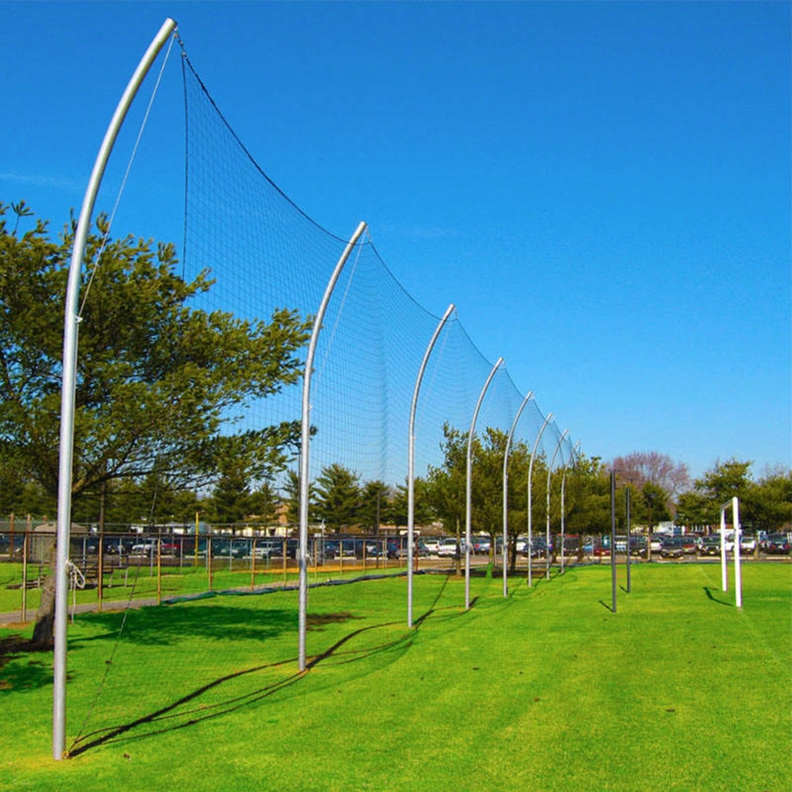 Siatka ochronna na zewnątrz, siatka ochronna do uprawiania sportu, balkonu, dekoracji ogrodu baseballowego (1x) – wszechstronna lina ogrodzeniowa łatwa instalacja, idealna dla zwierząt domowych i