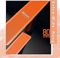 Vista 3 de Escaleras, escalera telescópica alta con barra estabilizadora, escalera de extensión multifuncional de aluminio resistente para techo industrial