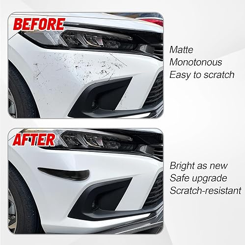 Miniatura 7 de Xotic Tech Protector de borde de esquina para parachoques para todos los autos, SUV, camiones (negro) - 2 unidades