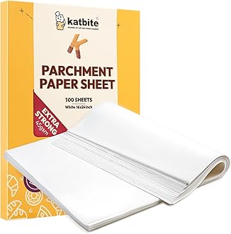 16x24 inch Heavy Duty Parchment Paper Sheets, 100Pcs Precut Non-Stick Full Parchment Sheets for Baking, Cooking, Grilling, Frying and Steaming, Full Sheet Baking Pan Liners [Advanced Series]