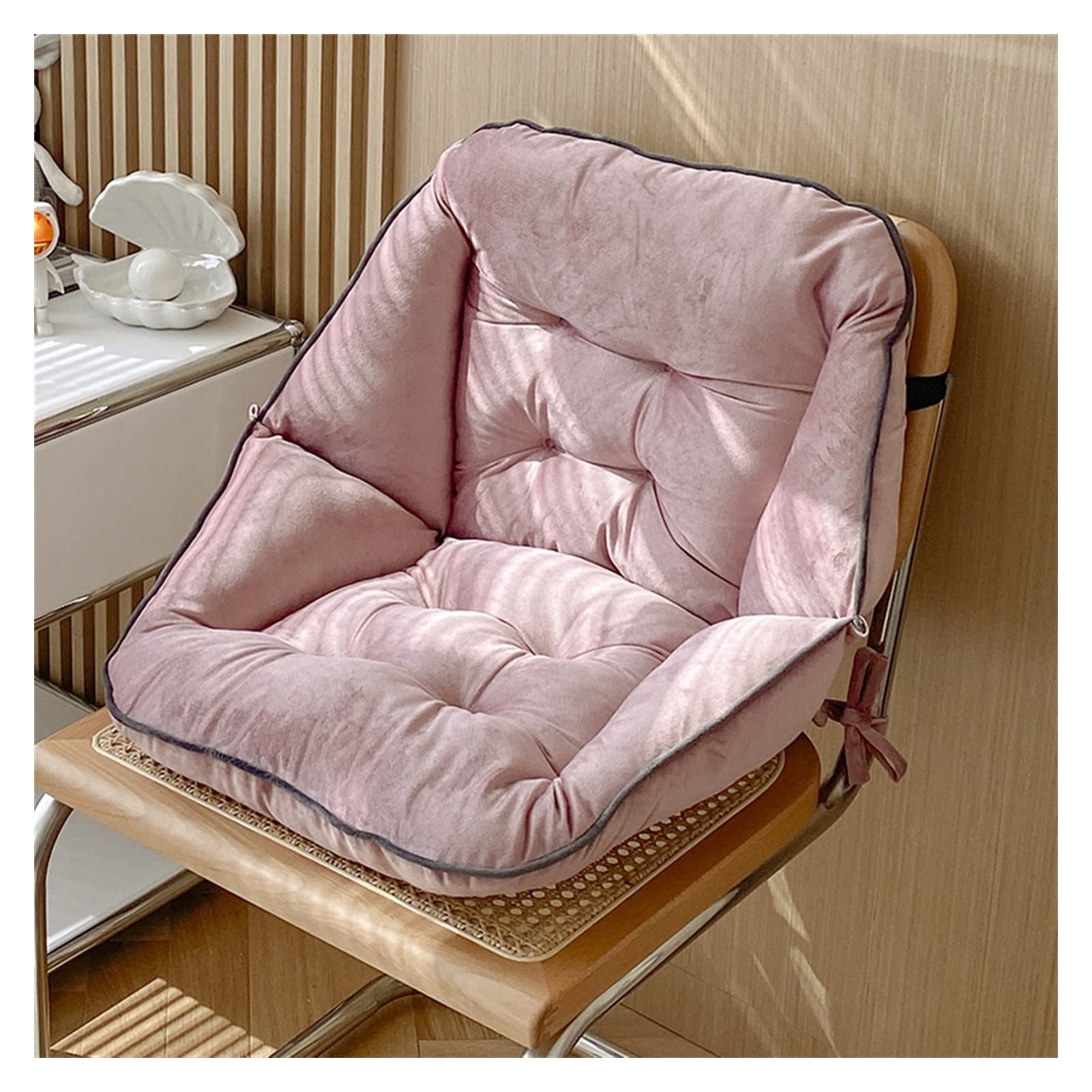 Coussin de chaise en une pièce 45x45 galette assise carrée universelle capitonnée