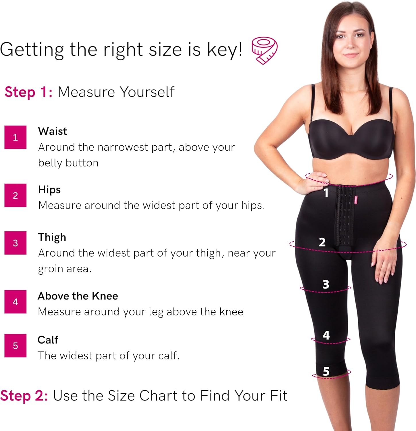 LIPOELASTIC TD Variant Post-Operative Compression Garment – Ideal for Liposuction of Tummy, HIPS, Thighs, Buttocks & Knees - Image 4