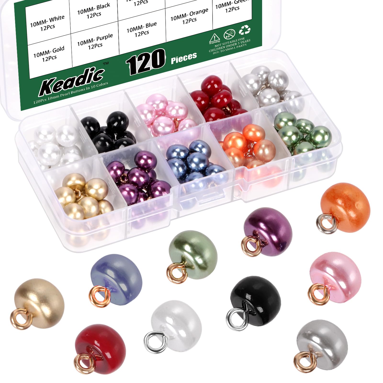 Boutons demi-perles de 10 mm pour couture de pulls, robes élégantes et loisirs créatifs