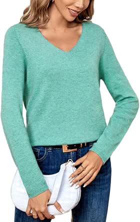 Women's Wool Knitted Sweater – Solid Color O-Neck Long Sleeve Pullover, Loose Fit Casual Top For Fall & Winter