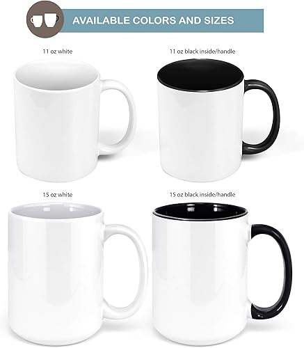 Miniatura 5 de Personalized ASL Fingerspelling Name Ceramic Coffee Mug, 11 or 15 oz