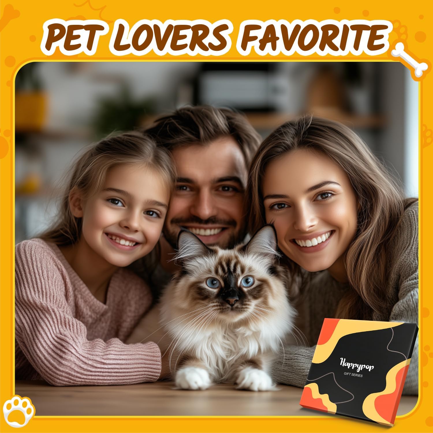 HAPPYPOP Women Men Cat Dog Socks - Gifts for Dog Dad Cat Mom, Pet Lovers Socks for Teens - Image 6