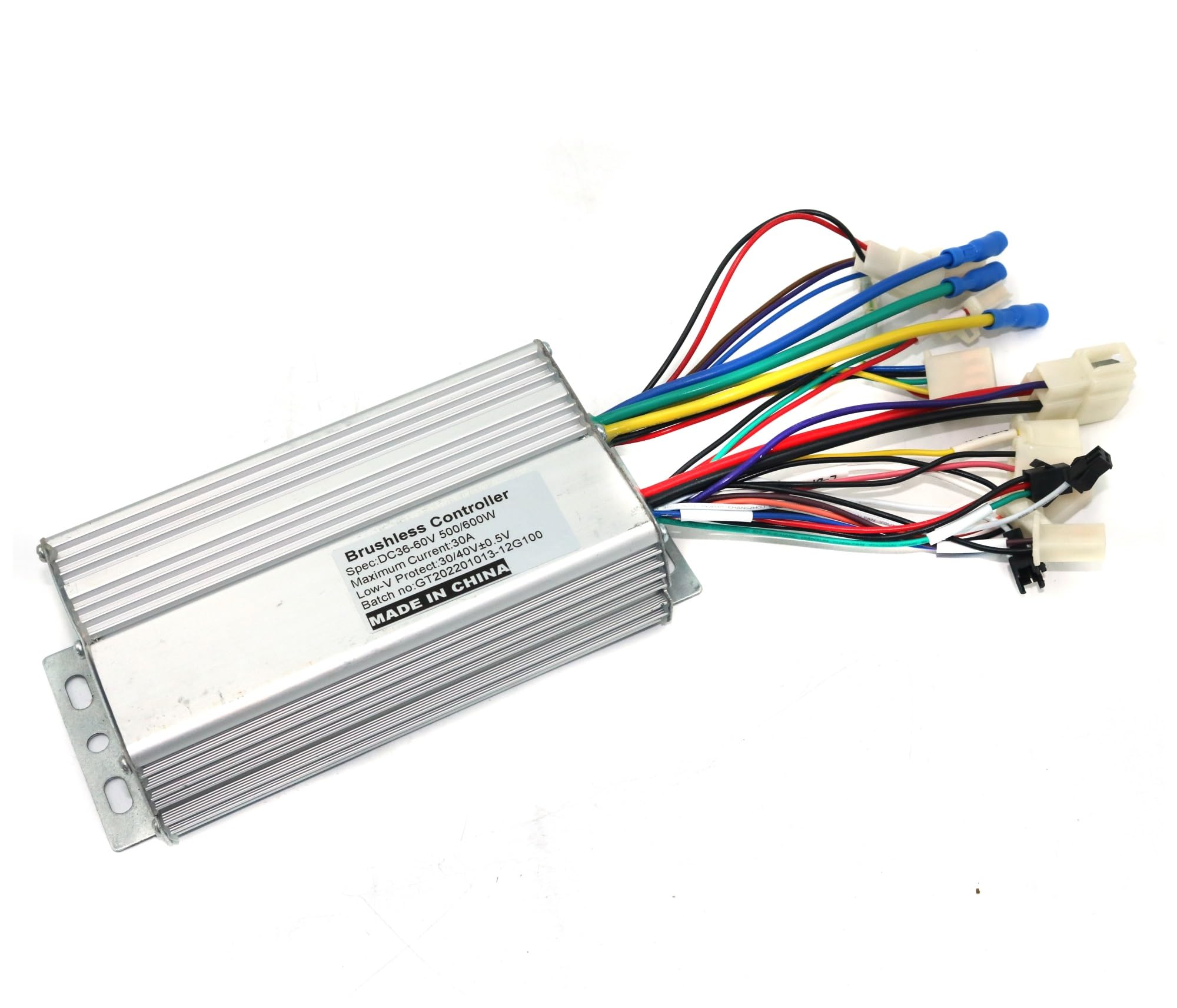 Elektryczny sterownik rowerowy z czujnikiem/bezczujnikowy, 36 V/48 V/60 V, 500/600 W, bezszczotkowy regulator prędkości