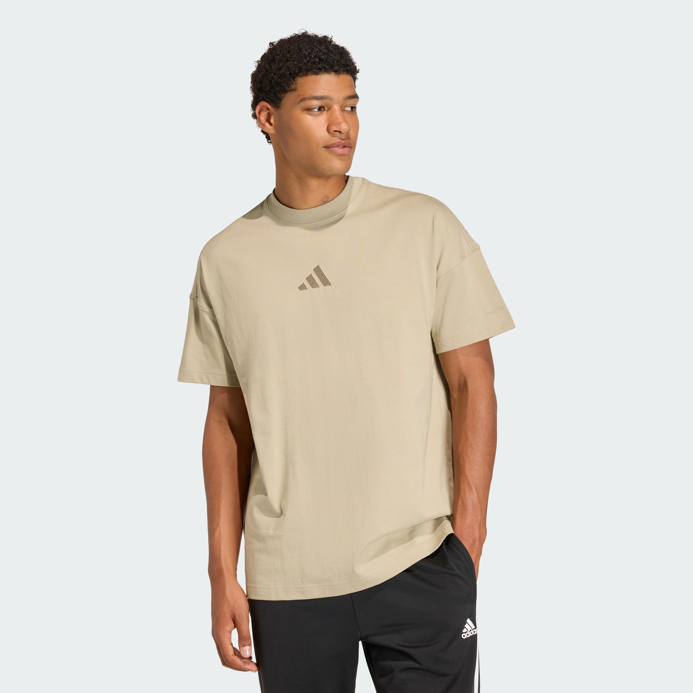 adidas Men's All SZN T-Shirt, Wonder Cargo, M