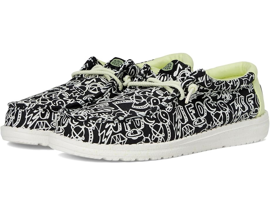 Hey Dude Kids Wally Space Glow (Little Kid/Big Kid) - Pair View