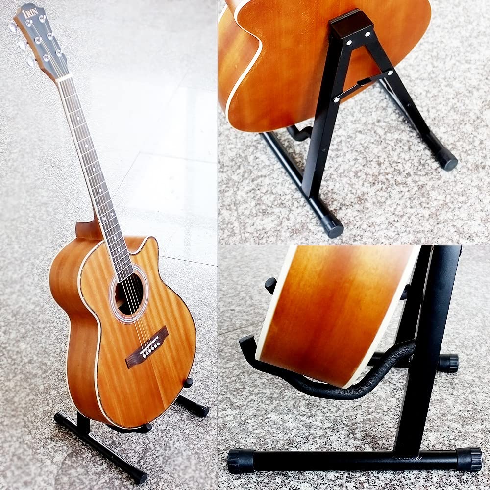 PrzenośNy Stojak Na Gitarę, SkłAdany Uniwersalny Stojak Na Akustyczną Gitarę Basową, Lekki I TrwałY