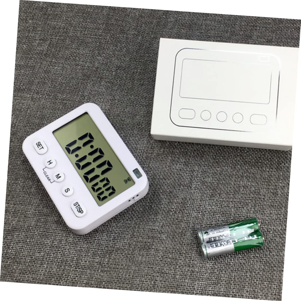 ABOOFAN 2St Digitale Eieruhr digitaler Countdown-Timer duschtimer für dusche herrenuhren wecker Kinder Fitnesstraining Schüler- magnetisch Erinnerung Zähler Knopf Büro